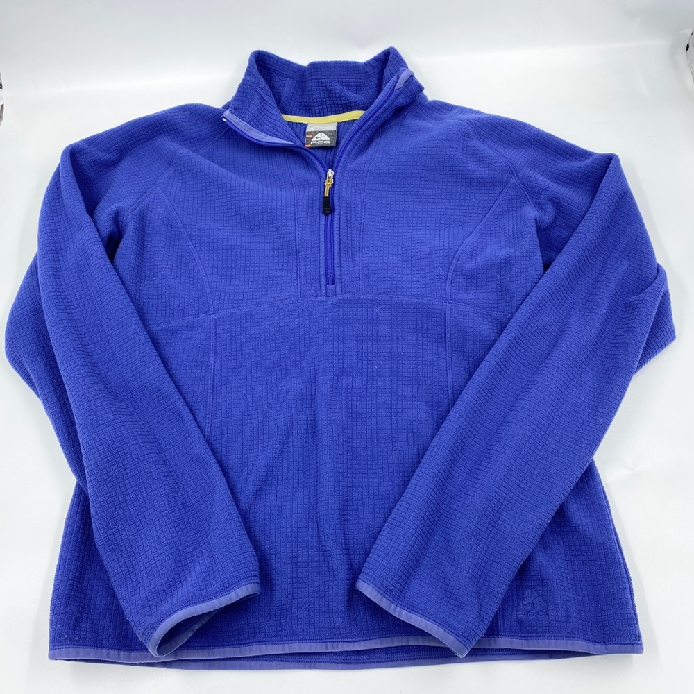 Vintage Y2K Nike ACG Fit Therma Training Sweatshirt Pullover Jacket M Blue